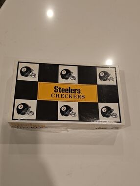 Vintage 1993 Pittsburgh Steelers Checkers Board Game